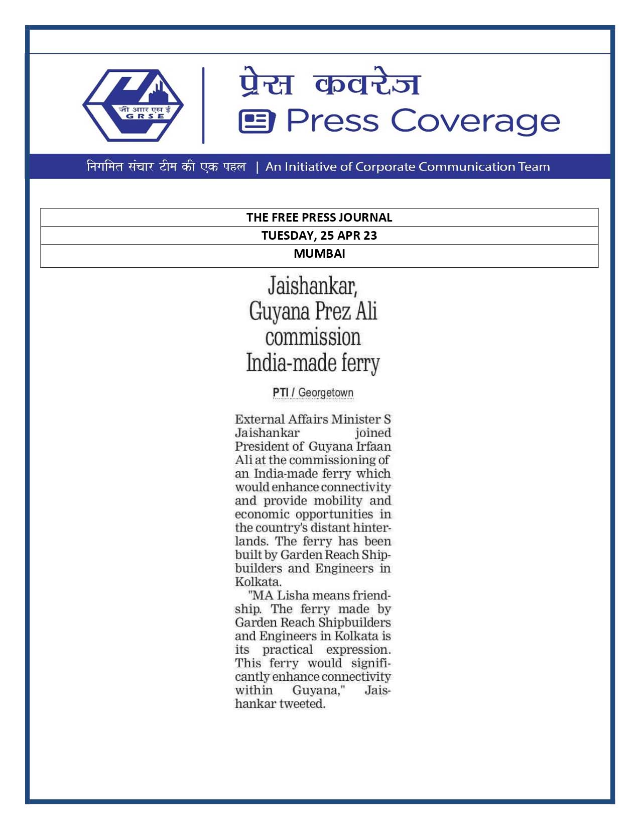 The Free Press Journal 25 Apr 23